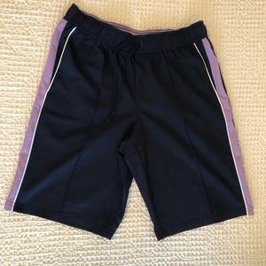 SB Active Women’s Medium Navy Purple Stripe Shorts